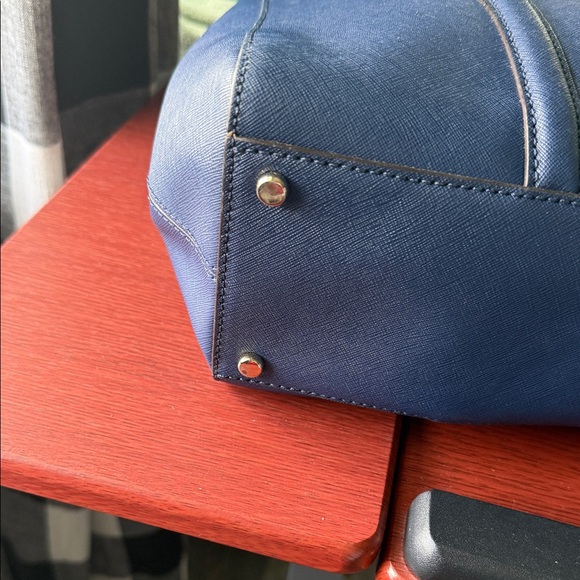 Kate Spade Navy Blue Satchel - Picture 3 of 8